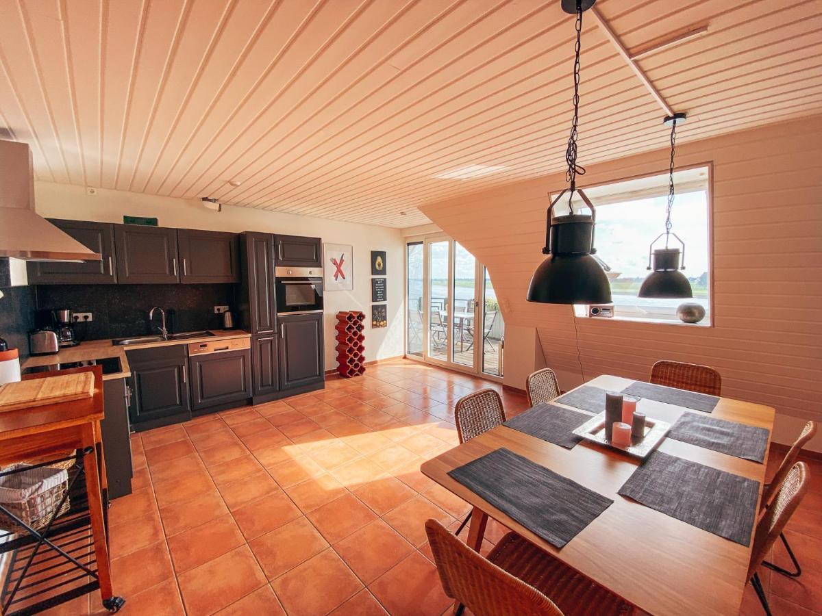 Rheinloft 3 - Grosse Giebelwohnung Mit Dachterrassen An Der Rheinpromenade Эммерих Экстерьер фото