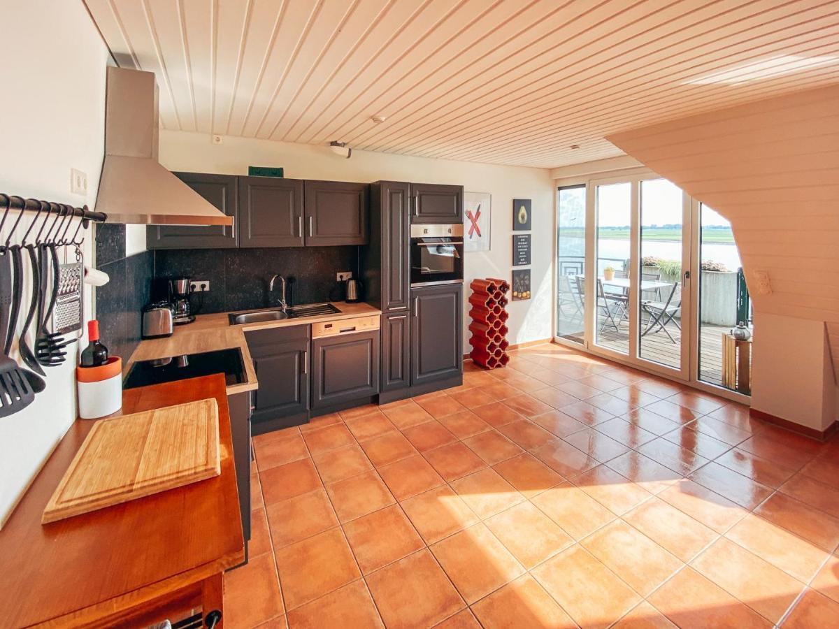 Rheinloft 3 - Grosse Giebelwohnung Mit Dachterrassen An Der Rheinpromenade Эммерих Экстерьер фото