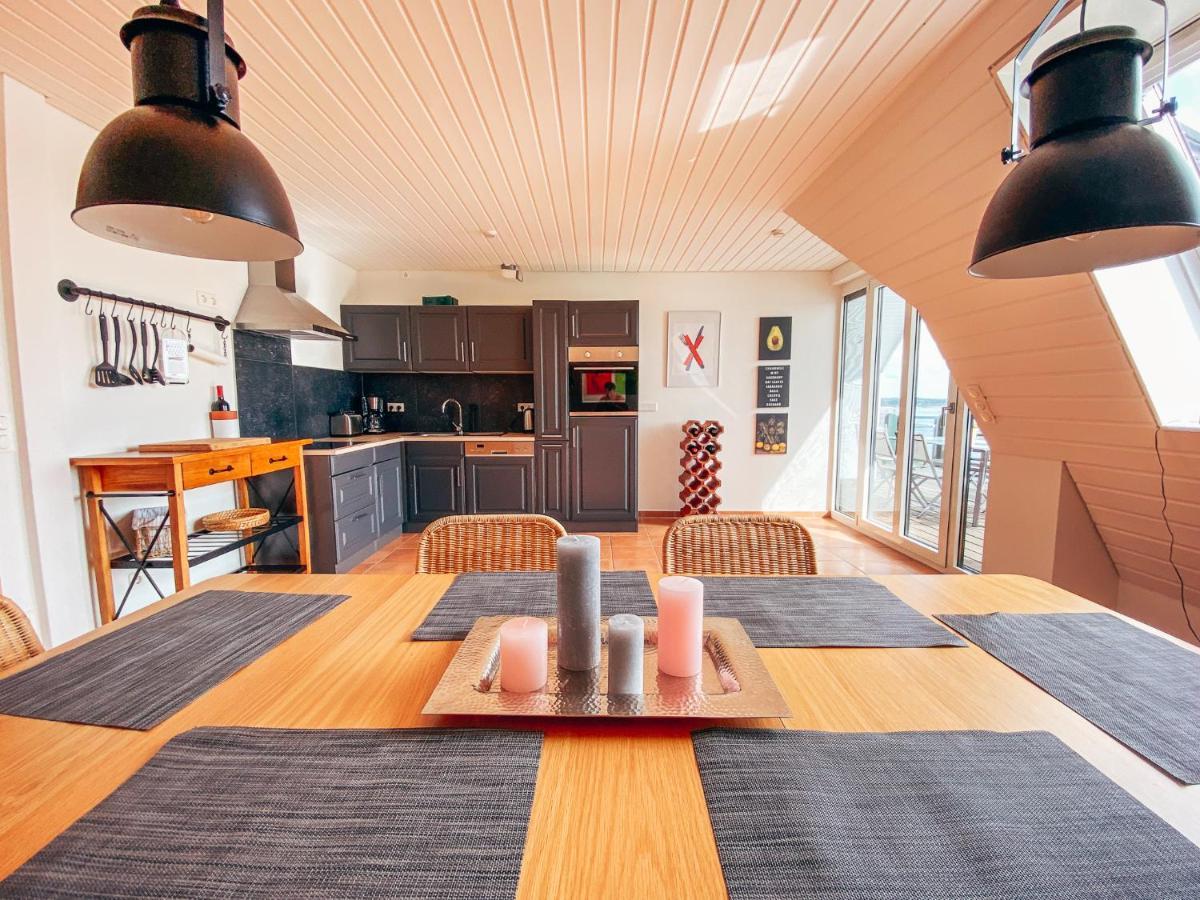 Rheinloft 3 - Grosse Giebelwohnung Mit Dachterrassen An Der Rheinpromenade Эммерих Экстерьер фото